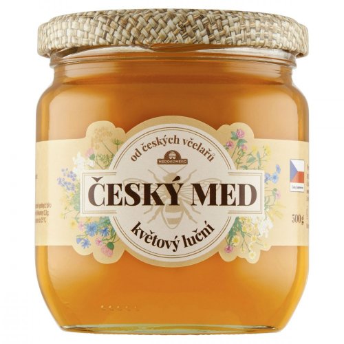 Český med květový luční 500g